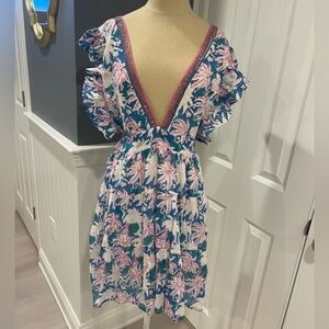 Oliphant Dress in Cayman Blue
